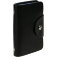 thumbnail image 5 of Fashion Soft Credit Business ID Card Holder Case Purse Pocket Wallet Pouch Organizer 24 Slots（black）, 5 of 5