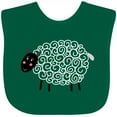 thumbnail image 3 of Inktastic Sheep Curly Wool Lamb Cute Boys or Girls Baby Bib, 3 of 4