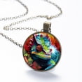 thumbnail image 6 of Chameleon Necklace Personalized Custom Photo Round Pendant Adjustable Stainless Steel Necklaces with Gift Box for Men Women Mothers Valentine's Jewelry Gift, 6 of 6