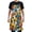 Abstract Crowd, variant on Cartoon Baskets Network Kitchen Apron with 2 Pockets Adjustable waterproof Cooking Aprons for Women Men Chef