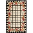 thumbnail image 3 of Safavieh Chelsea Anabella Bordered Area Rug, Ivory/Black, 5'3" x 8'3", 3 of 13