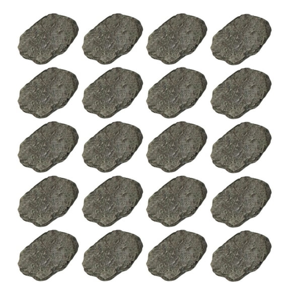 HONMEET 20Pcs Small Resin Garden Stones for , Outdoor Plant Decoration, Craft, Landscaping Accents