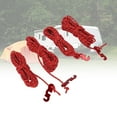 thumbnail image 4 of 4Pcs Reflective Tent Ropes, 9.8ft Adjustable Windproof Nylon Tie Down Cords for Camping Canopy Tarp Outdoor Gear, 4 of 7