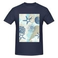 thumbnail image 4 of Bingfone Algae Corals And Seashells Men'S Loose Fit Short-Sleeve Pocket T-Shirt, 4 of 7