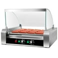 thumbnail image 1 of Costway Appareil Commercial de Cuisson pour Hot-Dogs 30, Gril à 11 Rouleaux avec Couvercle, 1 of 9