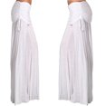 thumbnail image 1 of Women‘s Solid Color Wide Leg Athletic Pants With Belt  Mid Rise Dance Trousers, 1 of 3