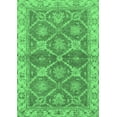 thumbnail image 1 of Ahgly Company Indoor Rectangle Abstract Emerald Green Modern Area Rugs, 4' x 6', 1 of 4