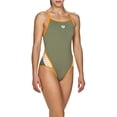thumbnail image 3 of Arena Womens Team Stripe Superfly Back MaxLife One Piece Swimsuit, 3 of 6