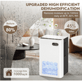 thumbnail image 3 of DARKIRON Dehumidifier, Dehumidifier for Home, 95 OZ Water Tank, 1000 sq.Ft Portable Dehumidifier for Basement Bedroom Bathroom (White), 3 of 7