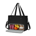 thumbnail image 2 of karymi Lunch Bag for Women 15.6in Laptop Tote with Insulated Lunch Box with Large Cup Holders Compartment for Nurse Teacher Work Office Outdoor up to 70% off Gifts for Men Garden Decor, 2 of 7