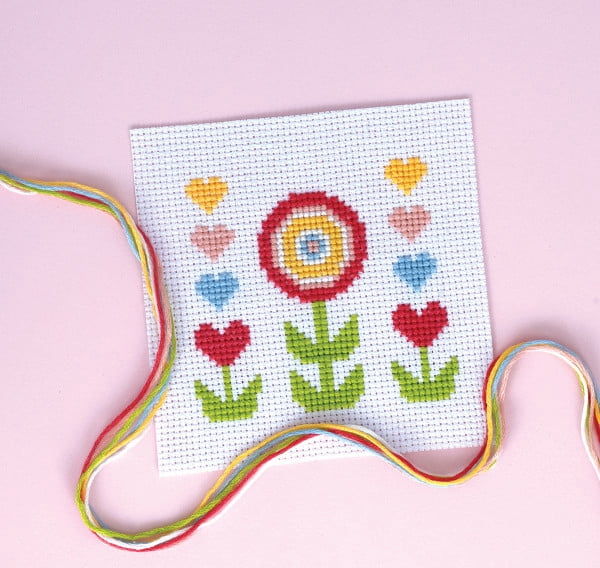 Dritz Stitch A Little 3 in 1 Cross-Stitch Stitchery Kit