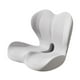 thumbnail image 4 of Cojín de espuma viscoelástica para asiento de coche, antideslizante, lavable, ortopédico, para coxis y columna vertebral. Gris claro, 4 of 8