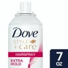 Dove Frizz Control Hair Spray, Style+Care Extra Hold for All Hair Types, 7 oz