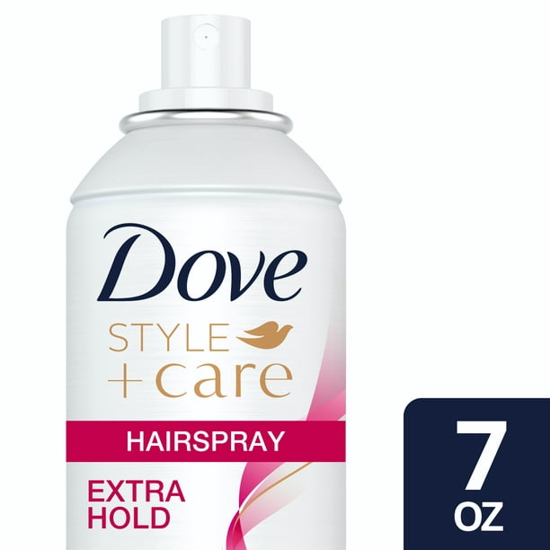 Dove Frizz Control Hair Spray, Style+Care Extra Hold for All Hair Types, 7  oz 