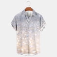 thumbnail image 2 of KyCheLot Men's Casual Beach Shirt Lightweight Button down Print Short Sleeve Blouse Summer Tops for Men, 2 of 3
