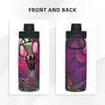 thumbnail image 3 of Invader Zim Sports Insulated Water Bottles Kettle Stainless Steel Portable Cup18OZ For Travel Gym School, 3 of 8