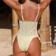 thumbnail image 4 of Trajes de baño para mujer, bikini de tela de doble capa con encaje, traje de baño de dos piezas para mujer, trajes de baño para mujer, traje de baño para mujer, trajes de baño de moda playera para muj, 4 of 5
