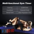 thumbnail image 3 of Cronómetro de gimnasio ANJANK, pantalla LED grande de 15 pulgadas con control remoto, 3 of 7