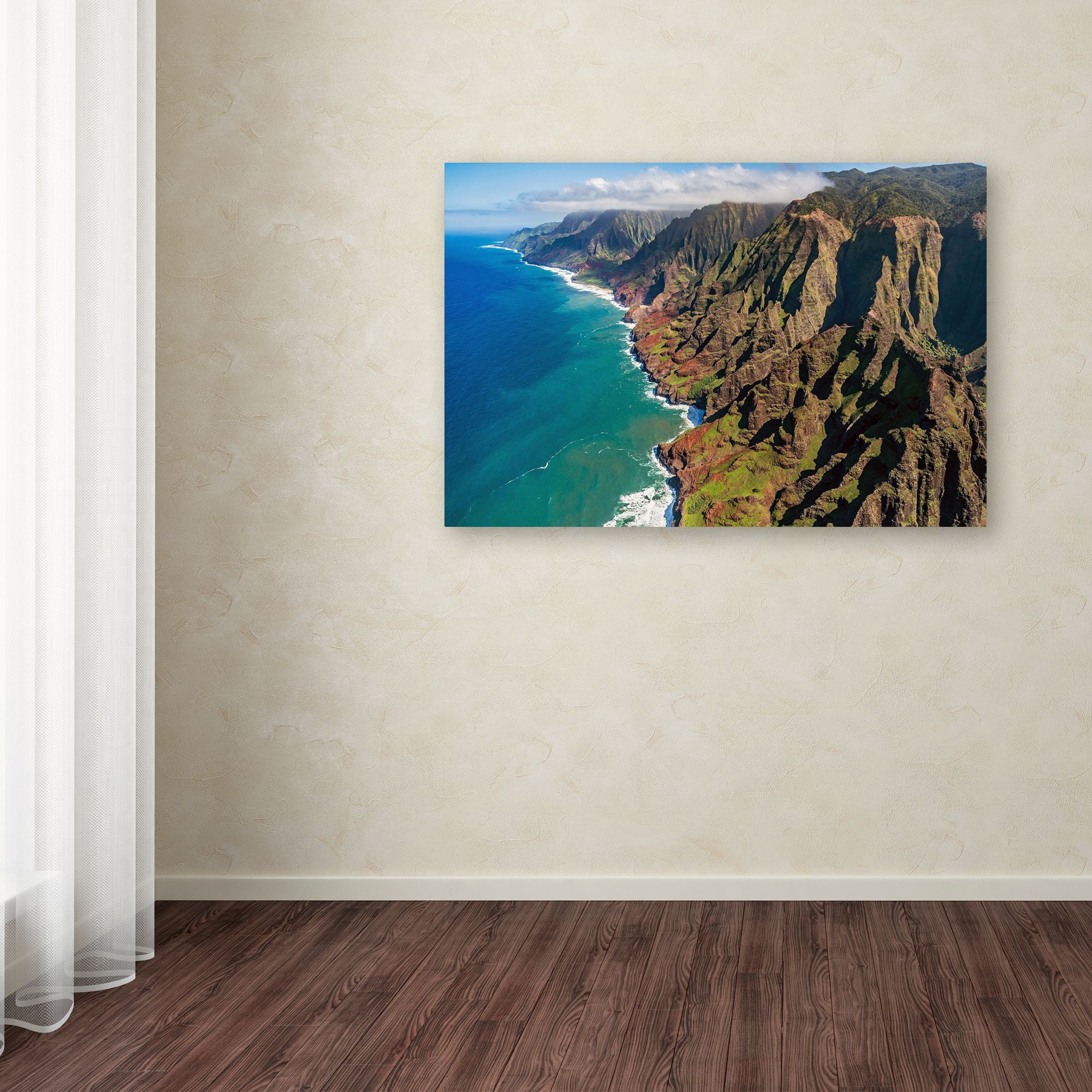 Pierre Leclerc 'Napali Coast' Canvas Art 16 x 24