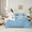 Blue White, variant on jejeloiu Chic Farm Goose Twin Bedding Sets 7-Piece,Pink Bowtie Bowknot Bedding Comforter Set,Country Farmhouse Cabin Sheet Sets For Children,Ultra Soft Home Decor Reversible