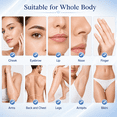 thumbnail image 5 of Blusmart Wax Kit Hair Removal Waxing Kits with Pot & Beads 4 Pack for Bikini Line Face Eyebrow Wax, 5 of 8