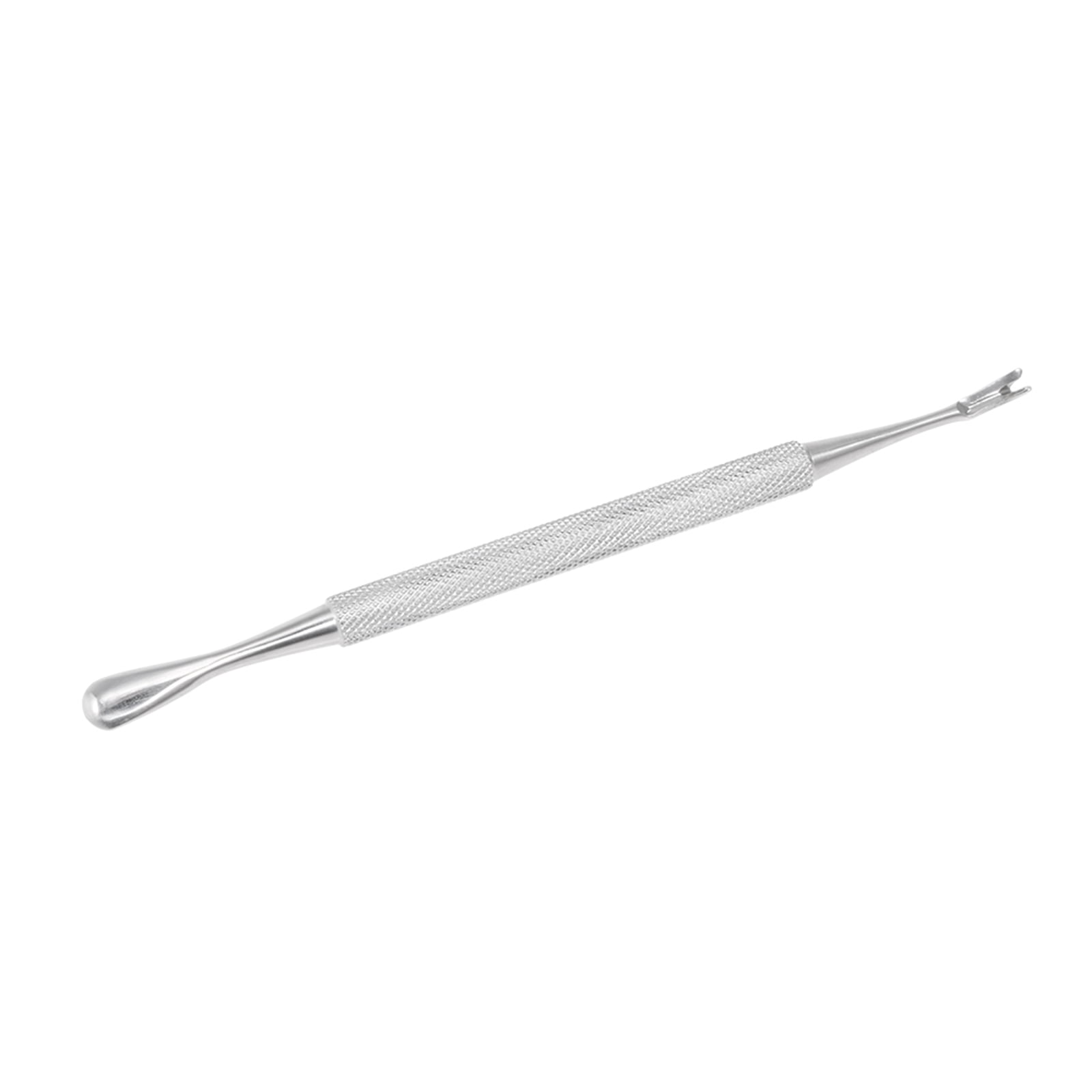 1pc Stainless Steel Double-ended Nail Cuticle Trimmer Dead Skin Callus Remover Nail Cuticle Remover Anti-slip Manicure Pedicure Dead Skin Trimmer
