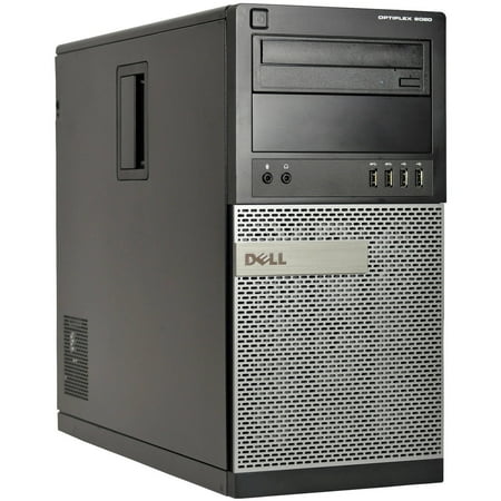 Refurbished Dell OptiPlex 9020-T Desktop PC with Intel Core i7-4770 Processor, 16GB Memory, 500GB Hard Drive and Windows 10 Pro (Monitor Not