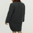 thumbnail image 5 of Womens Long Cardigan Sweaters Open Front Long Sleeve Chunky Cable Knit Duster Outerwear Maxi Fall Sweater Jacket S-XL, 5 of 5