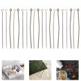 thumbnail image 3 of 500Pcs Metal Eye Pin Head Pin Open Eye Pin for Earring Bracelet Pendant Jewelry Making, 3 of 8