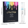 thumbnail image 2 of Nail Polish Pen Set, 6 Colors Air Dry Nail Art Pens, No Lamp Needed, Manicure Pens for Adults Teens Home Nail Art & Daily Nail Decoration, 2 of 5