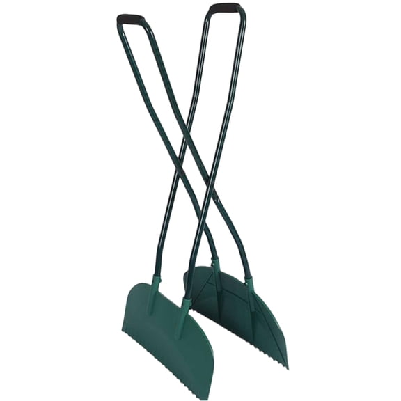 Manual Leaf Rake with Sorting Function - Hand Rake for Collecting Leaves - Garden Yard Leaf Collection Tool