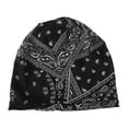 thumbnail image 6 of Unique Bargains 1 Pc Neck Gaiter Soft Cashews Face Cover Black White, 6 of 6