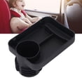 thumbnail image 1 of BANDEJA DE SILICONA PARA COCHE DE BEBÉ, Diseño Multifuncional, Dineste para Bebidas y Refrigerios, Caja de Almacenamiento Con Múltiples Comparartimentos, Portavasos para Coche, 1 of 7