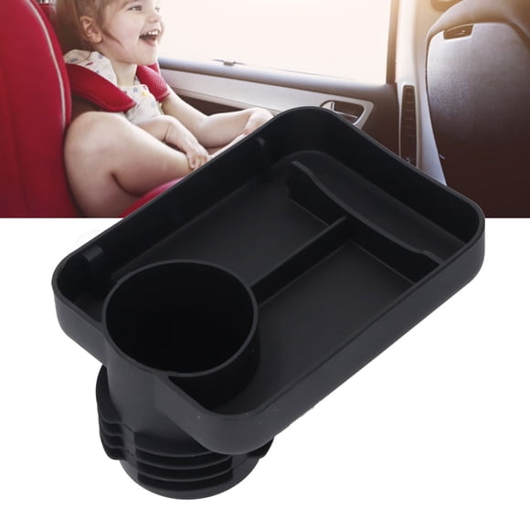 BANDEJA DE SILICONA PARA COCHE DE BEBÉ, Diseño Multifuncional, Dineste para Bebidas y Refrigerios, Caja de Almacenamiento Con Múltiples Comparartimentos, Portavasos para Coche