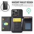 thumbnail image 6 of MAGKING Case For iPhone 16 Pro Max, RFID Blocking, PU Leather,Compatible With MagSafe Detachable 2 In 1 Wallet With Multi-Card Slots,Magnetic Protective Cover,Black,For iPhone 16 Pro Max, 6 of 8
