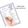 thumbnail image 2 of GENDER NEUTRAL Baby Shower Game — CARTOON PARENT MATCH Game — Pack of 25 — PURPLE Elephant Baby Shower Game, Match Famous Cartoon Parents Fun Shower Activity, Star Kids Match Game G503-DPM, 2 of 4