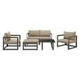 thumbnail image 3 of Modway Fortuna 6 Piece Outdoor Patio Sectional Sofa Set, Multiple Colors, 3 of 8
