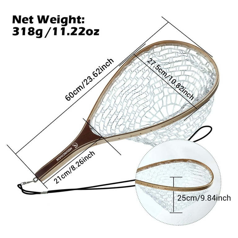 DSstyles Dip Net, Fish Dip Net, Fishing Landing Net for Kayak