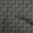 thumbnail image 1 of oneOone Georgette Viscose Brown Fabric Text Sewing Craft Projects Fabric Prints By Yard 42 Inch Wide, 1 of 5