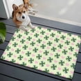 thumbnail image 3 of St. Patrick's Day Entryway Rug 2'x3'&nbsp; Non Slip Front Door Mats, Lucky Green Clovers Pink Love Heart Entrance Rugs Indoor Outdoor Carpet, Washable Floor Mats Small Area Rug for Bedroom Kitchen, 3 of 8