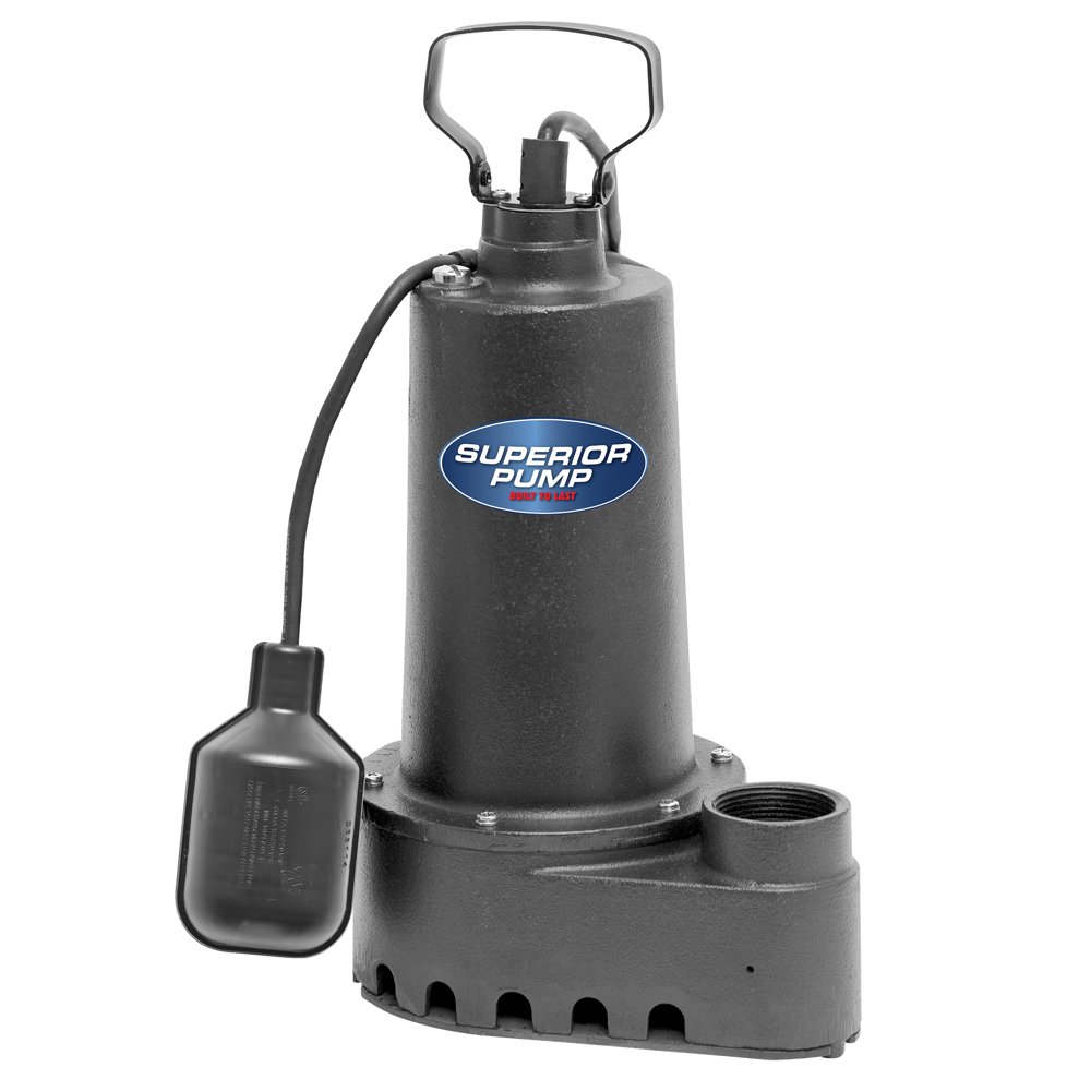 Superior Pump 1/2 HP Cast Iron Sump Pump