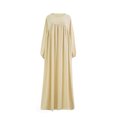 thumbnail image 3 of Jinhomg Womens Plus Size Maxi Dress Casual Loose Long Sleeve Crewneck Dresses Basic Muslim Abaya Ramadan Dress Beige S, 3 of 7