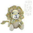 thumbnail image 3 of Sylvtty 13 Pcs/Set Lion Sewing Patterns for Beginners Stuffed Animal Toy Sewing Pattern with Templates Reusable Quilting Ruler Set, 3 of 5