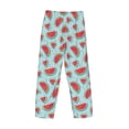 thumbnail image 3 of Lsque Watermelon Print Men's Pajama Pants, Lounge Pant - Comfortable Home Wear,Elastic Waistband, Stylish Design-Small, 3 of 9