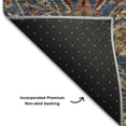 thumbnail image 5 of Addison Rugs Mayfield Premium Machine Washable Transitional Floral Navy Rectangle Rug, 5' x 7'6", 5 of 6