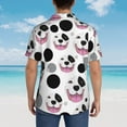 thumbnail image 7 of Pitbull Men'S 3d Print Casual Button Down Shirts, Novelty Hawaiian Short Sleeves M, 7 of 7