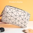 thumbnail image 4 of Storage bag waterproof pu bag makeup bag portable travel large capacity wash bag, 4 of 5