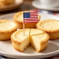 thumbnail image 6 of JeashCHAT 100 Pcs American Flag Toothpicks, Patriotic Toothpick Flags, Cocktail Picks Dessert Cupcake Toppers for Independence Day Party Food Cake Decoration, 6 of 6