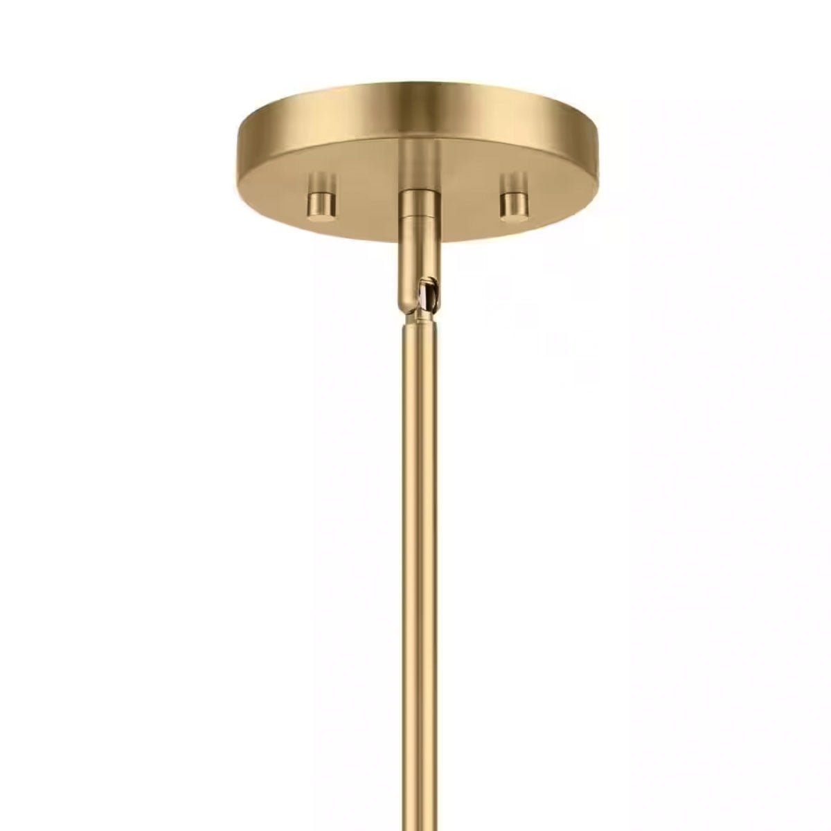Ceybo 5-Light Brushed Gold Shaded Chandelier with White Fabric Shades