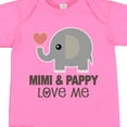 thumbnail image 4 of Inktastic Mimi and Pappy Love Me Elephant Boys or Girls Baby Bodysuit, 4 of 5